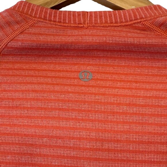 🧡 Lululemon Swiftly Tech Long Sleeve Crew | Seamless Thumbhole Top | Coral Pink - Picture 4 of 6